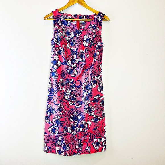 Talbots Dresses & Skirts - 2/$30 Talbots Floral Coral Shift Dress 2